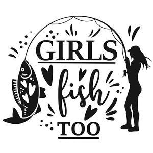 Fishing Vinyl Sticker